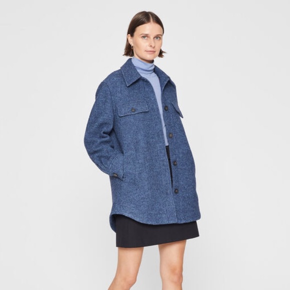 CLUB MONACO Cozy Shirt Shacket - Picture 2 of 4